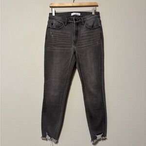 KanCan Gray Ankle & Cropped Jeans